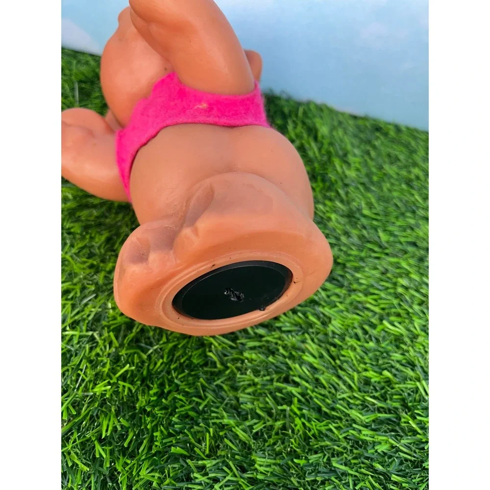 Vintage Thomas Dam Troll Pig Piggy Bank Pink Vest Vinyl Toy Collectible